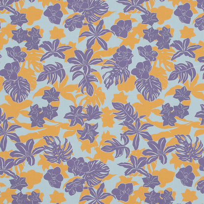 Mood Exclusive Renacimiento de la Humildad Purple and Yellow Cotton Poplin