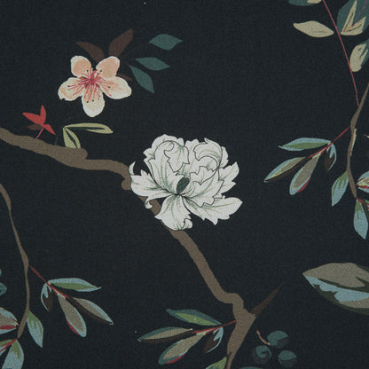 Mood Exclusive Suono di Primavera Pale Black Cotton Poplin Detail