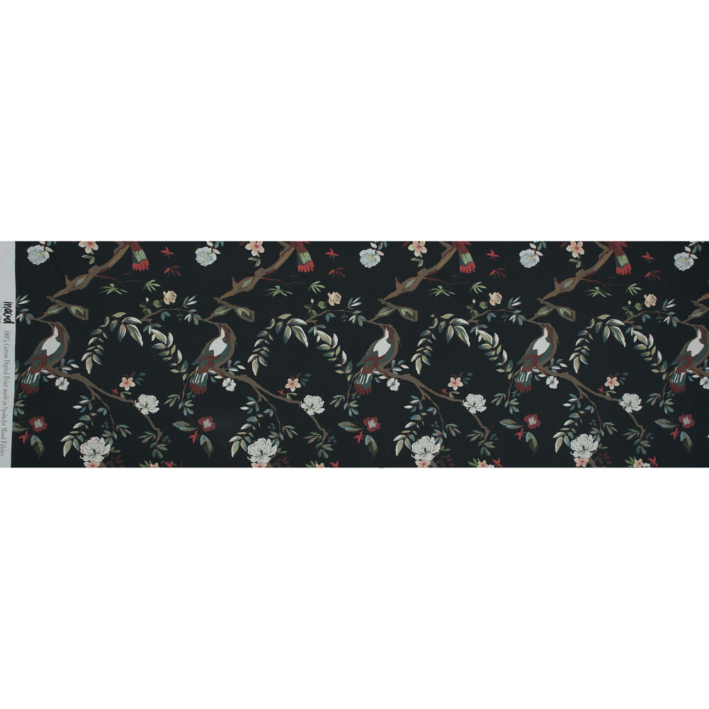 Mood Exclusive Suono di Primavera Pale Black Cotton Poplin Full