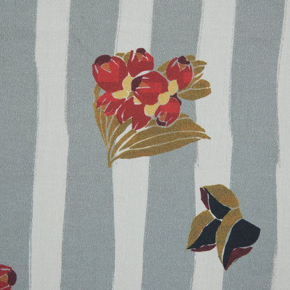 Mood Exclusive Flores de Vitalidad Gray Cotton Poplin - Full