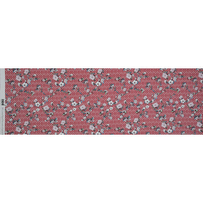 Mood Exclusive La Fortuna de lo Memorable Red Cotton Poplin - Folded