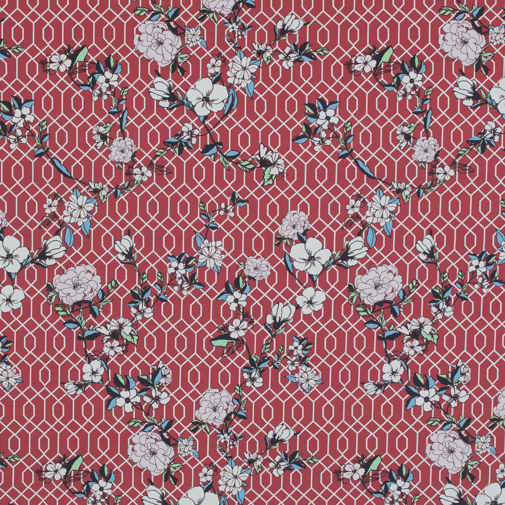 Mood Exclusive La Fortuna de lo Memorable Red Cotton Poplin