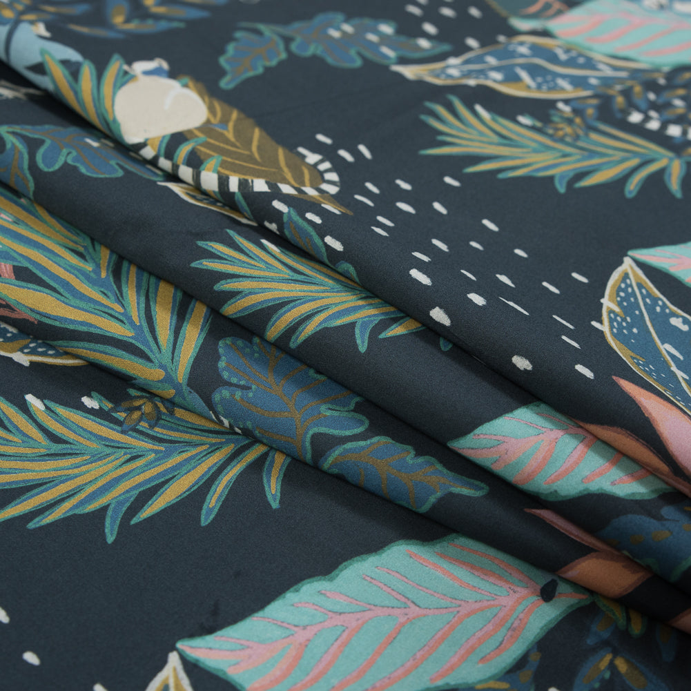 Mood Exclusive Isola Avventura Midnight Blue Cotton Poplin Folded