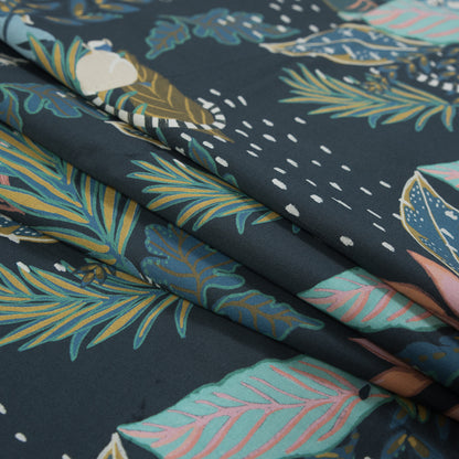 Mood Exclusive Isola Avventura Midnight Blue Cotton Poplin Folded