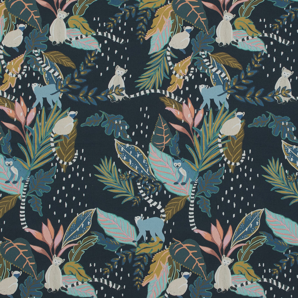 Mood Exclusive Isola Avventura Midnight Blue Cotton Poplin