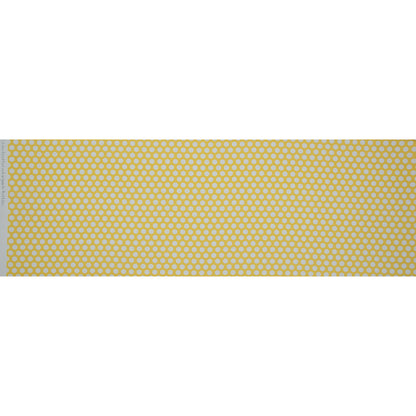 Mood Exclusive Dipping Dots Yellow Cotton Poplin - Folded