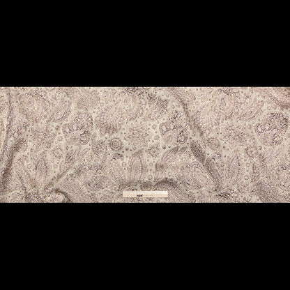 Gold and Rose Gold Luxury Paisley Metallic Brocade Full