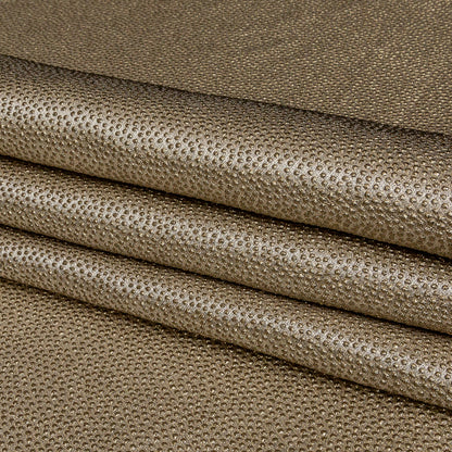 Metallic Gold Cheetah Spotted Luxury Brocade - Folded