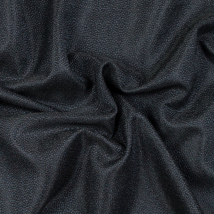 Metallic Navy and Black Cheetah Spotted Luxury Brocade