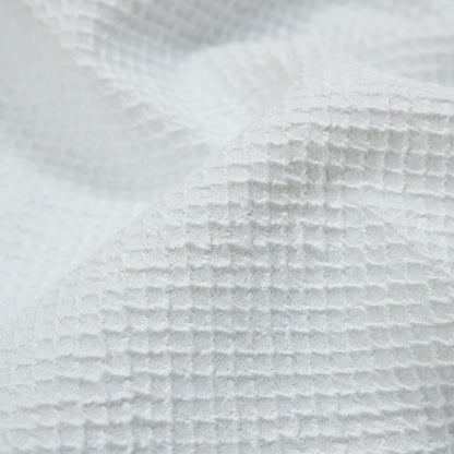 Metallic White Diamond Quilted Brocade - Full