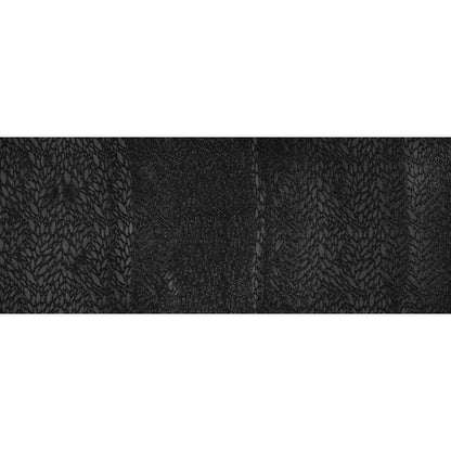 Black Luxury Abstract Metallic Brocade Folded