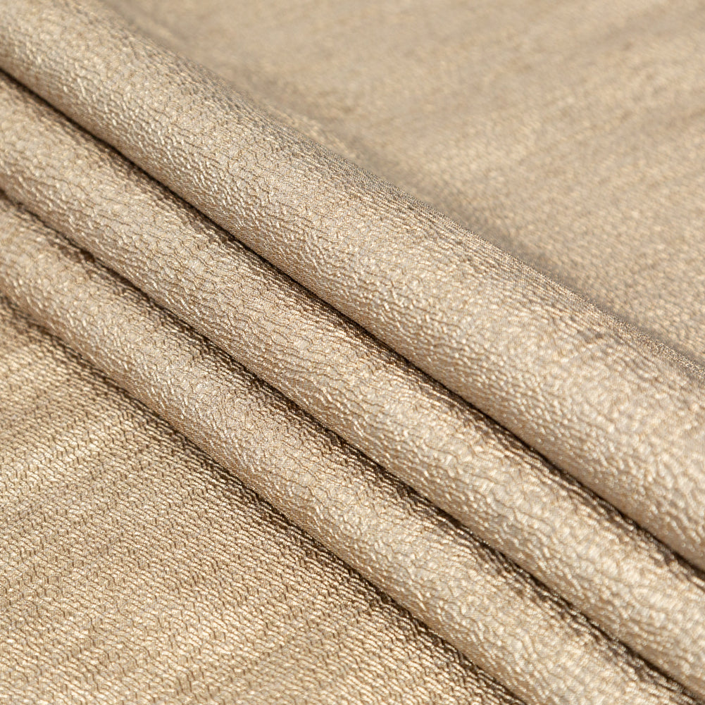 Metallic Gold Luxury Brocade Folded