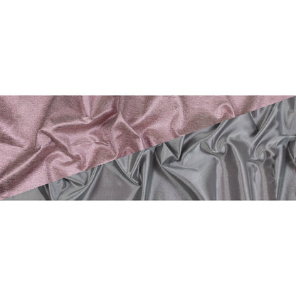 Rose Gold and Silver Luxury Metallic Brocade Folded