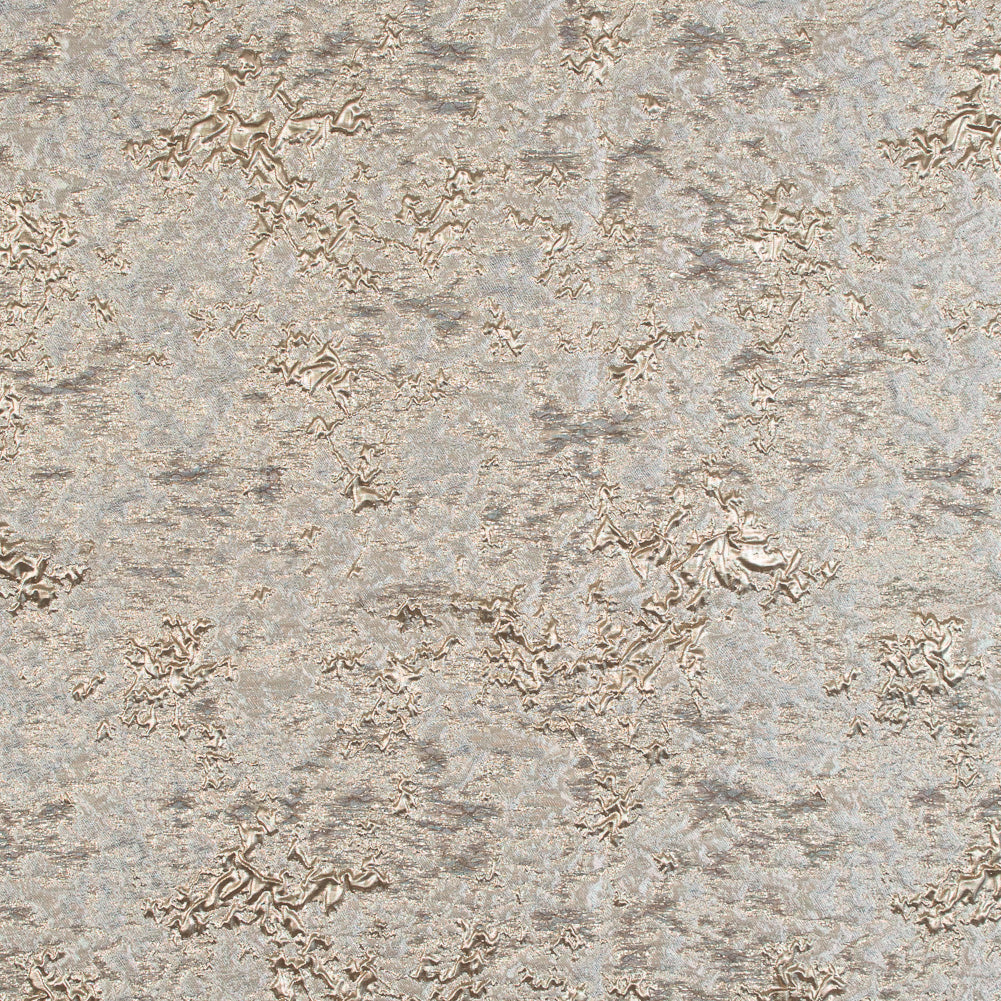 Beige and Gold Luxury Abstract Metallic Brocade