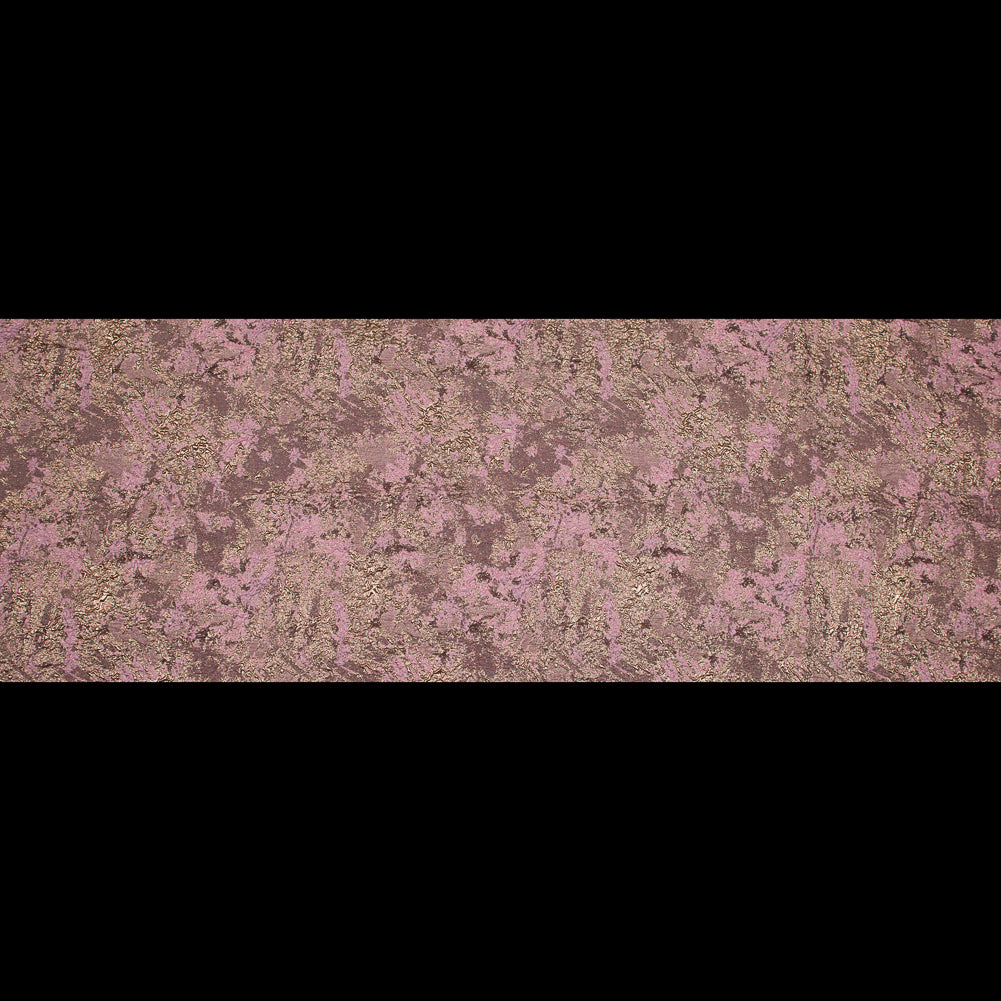 Gold and Pink Luxury Abstract Metallic Brocade Folded