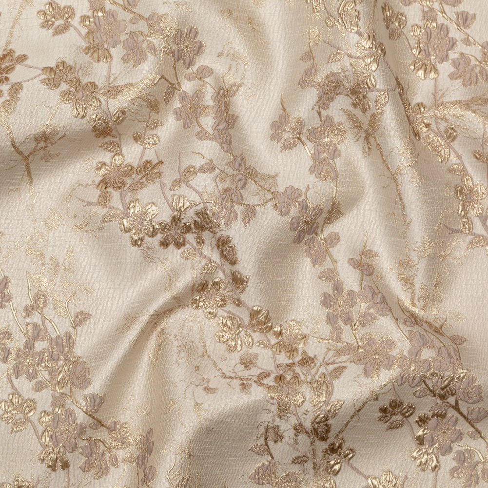 Metallic Gold Luxury Floral Brocade