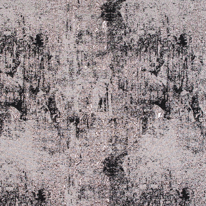 Black and Rose Gold Luxury Abstract Metallic Brocade