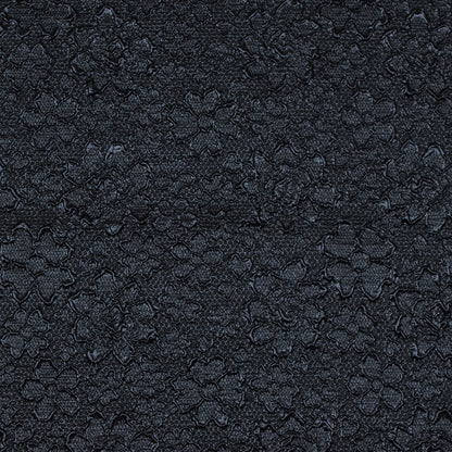 Midnight Blue Luxury Floral Metallic Brocade