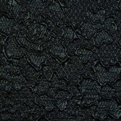 Forest Green Luxury Floral Metallic Brocade Full