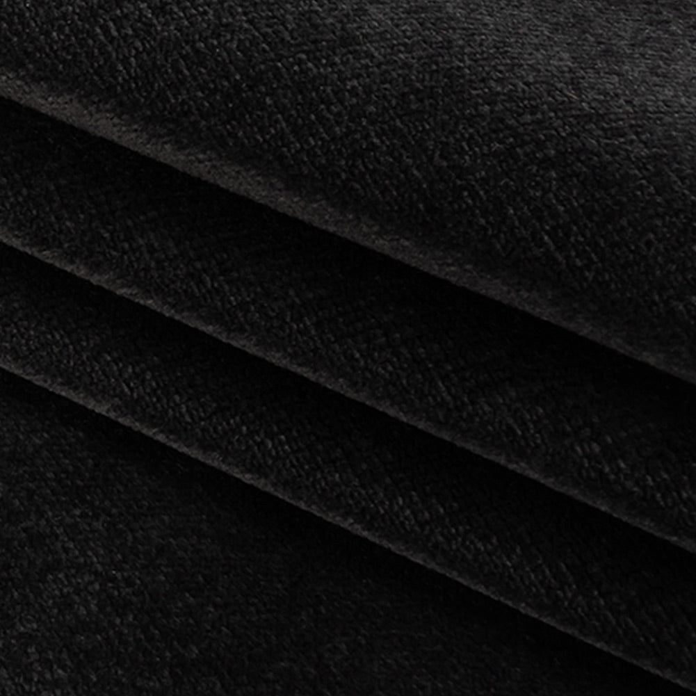 Onyx Classic Upholstery Velvet Folded