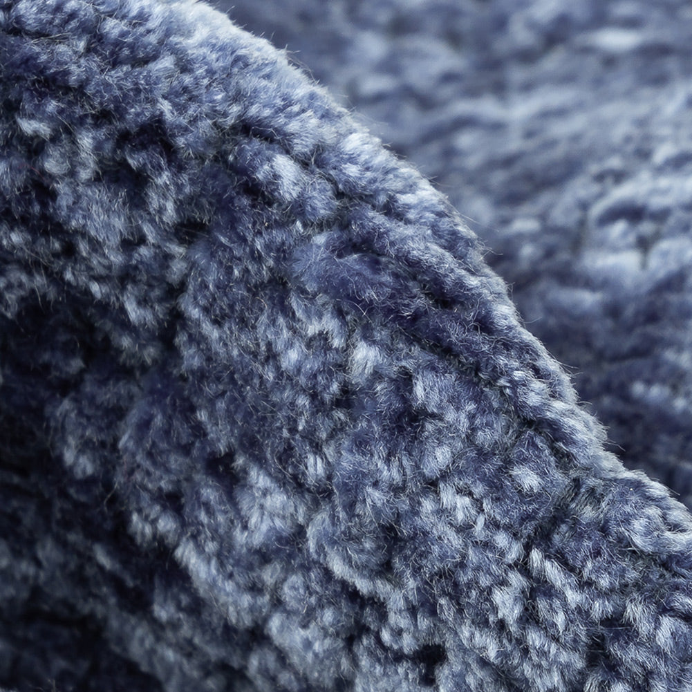 Twilight Abstract Textured Acrylic and Polyester Chenille - Detail
