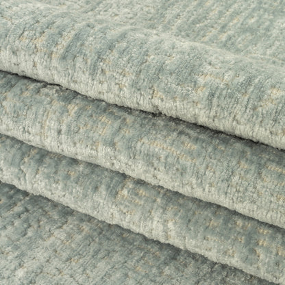 Ice Abstract Textured Acrylic and Polyester Chenille Folded