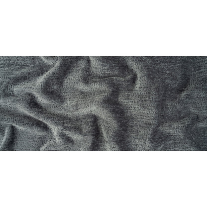 Denim Abstract Textured Acrylic and Polyester Chenille - Full