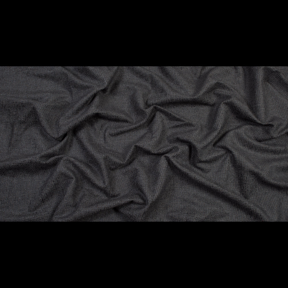 Onyx Checkered Polyester Chenille - Full