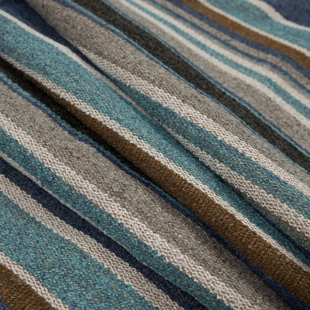Twilight Barcode Striped Baja Tweed Folded