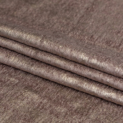 Quartz Polyester Chenille with Metallic Foil - Folded