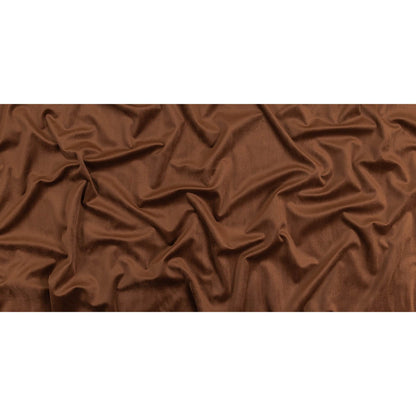 Umber Creamy Polyester Velvet Full