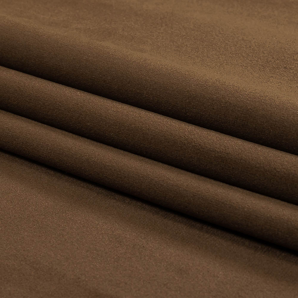 Coffee Liqueur Creamy Polyester Velvet - Folded
