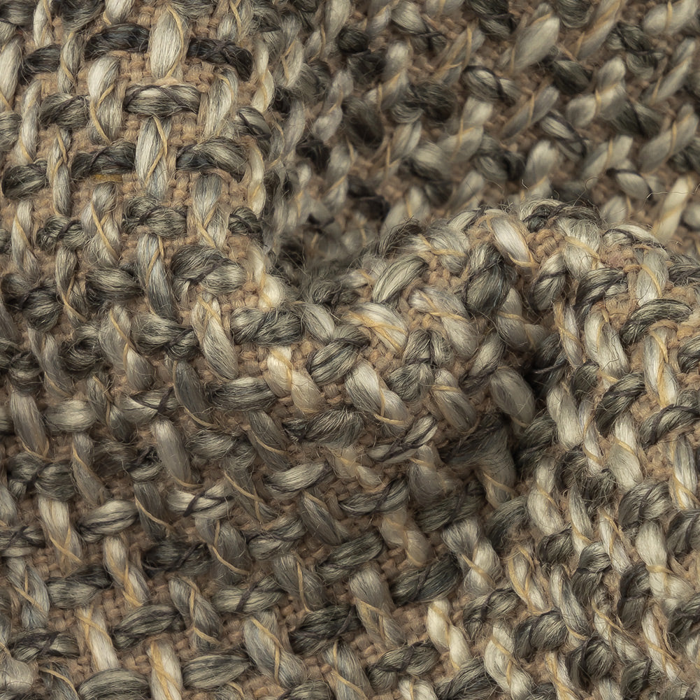 Silver Upholstery Tweed - Detail