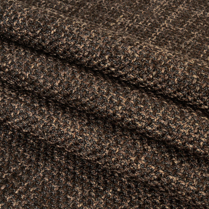 Chocolate Upholstery Tweed Folded