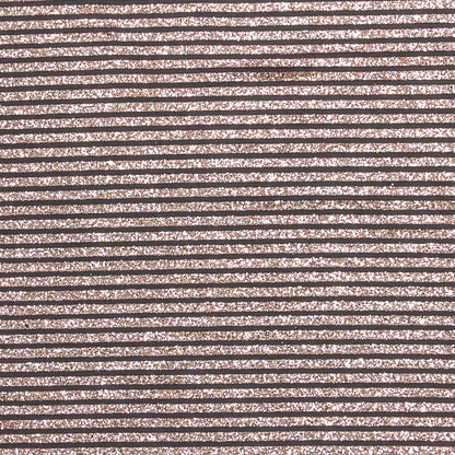 Metallic Silver Glitter and Pink Striped Tulle