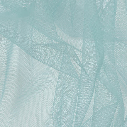 Country Blue Leonardo Soft Nylon Tulle - Folded