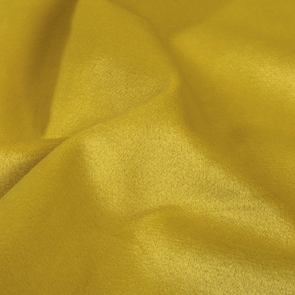 Golden Creamy Polyester Velvet - Detail
