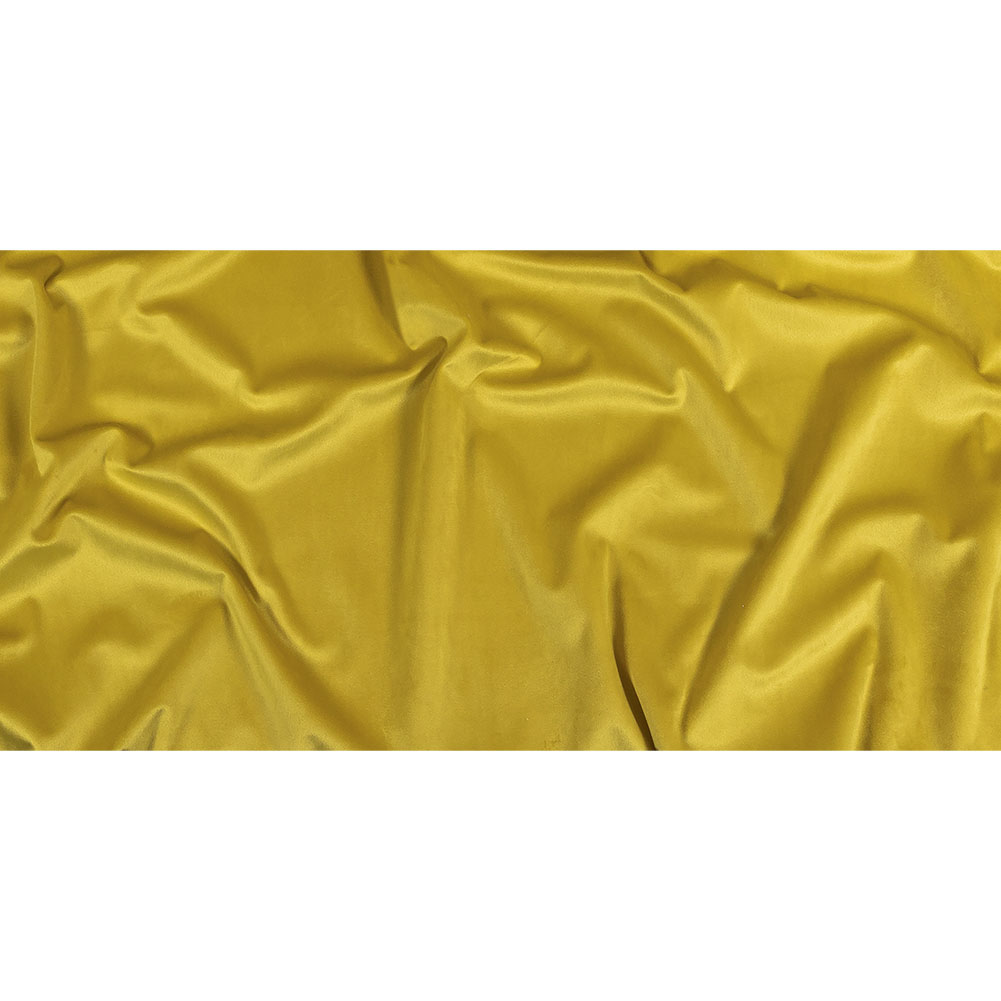 Golden Creamy Polyester Velvet - Full
