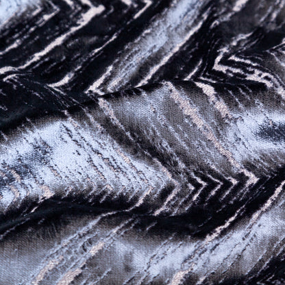 Slate Upholstery Velvet Burnout Detail