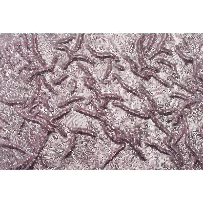 Aluminum Chainmail Fabric Panel, 3mm Tubular - Light Pink - Joan Collection