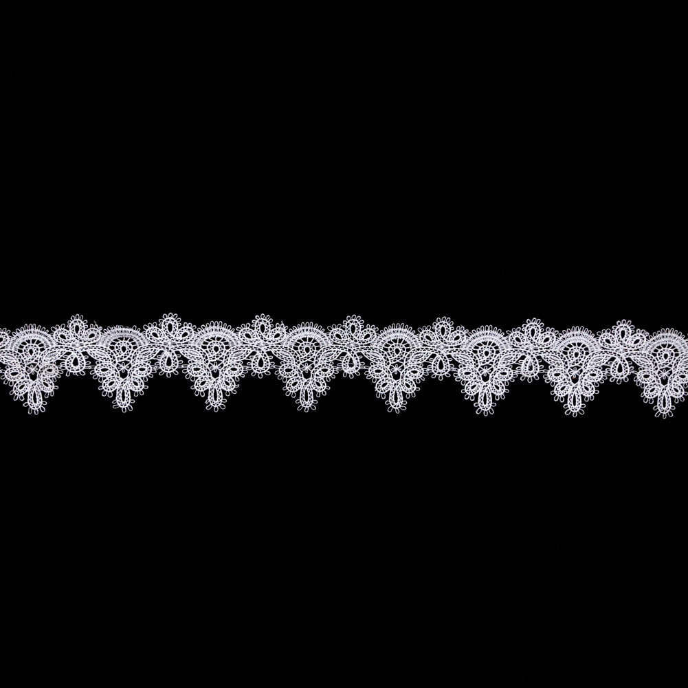 Fancy White Venise Lace Trim - 2