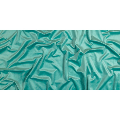 Nile Blue Creamy Polyester Velvet - Full