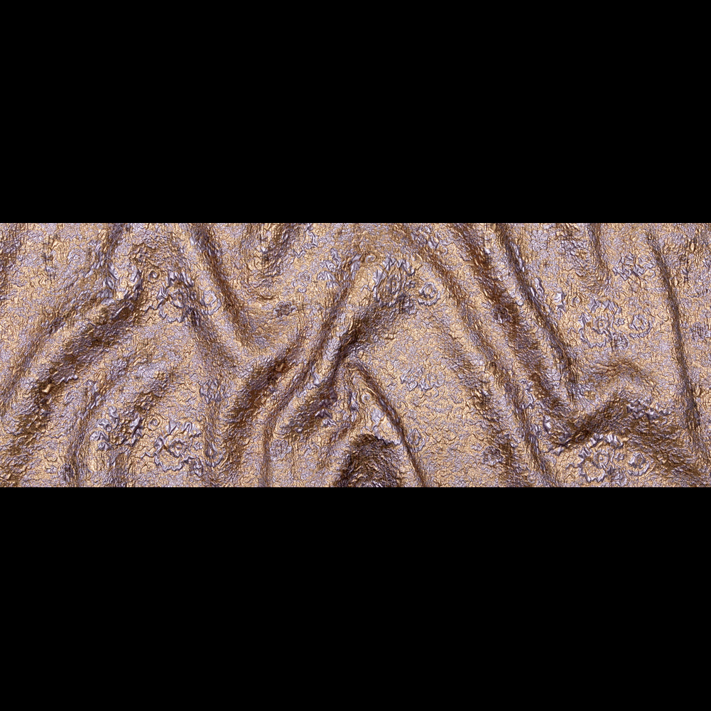 Lavender and Gold Luxury Metallic Brocade - Folded