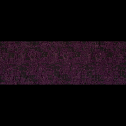Blackberry Wine and Black Abstract Luxury Metallic Brocade Full
