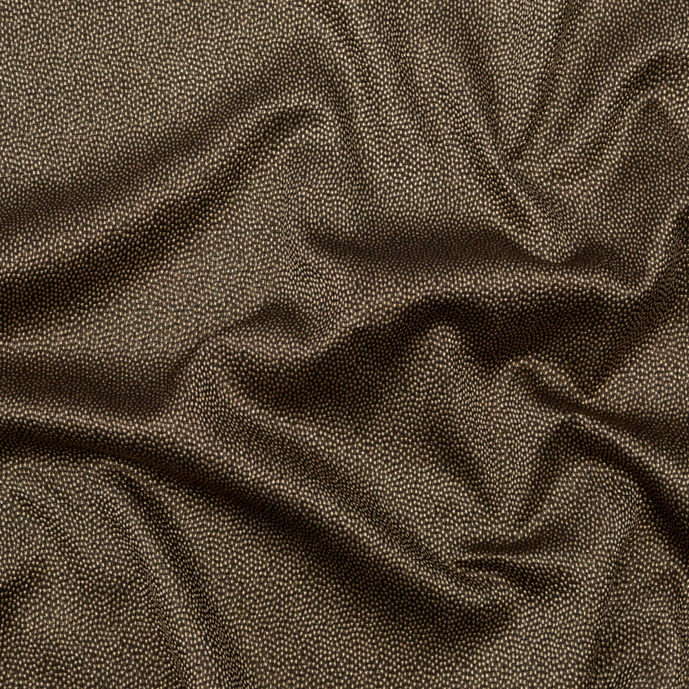 Metallic Gold on Black Abstract Luxury Brocade