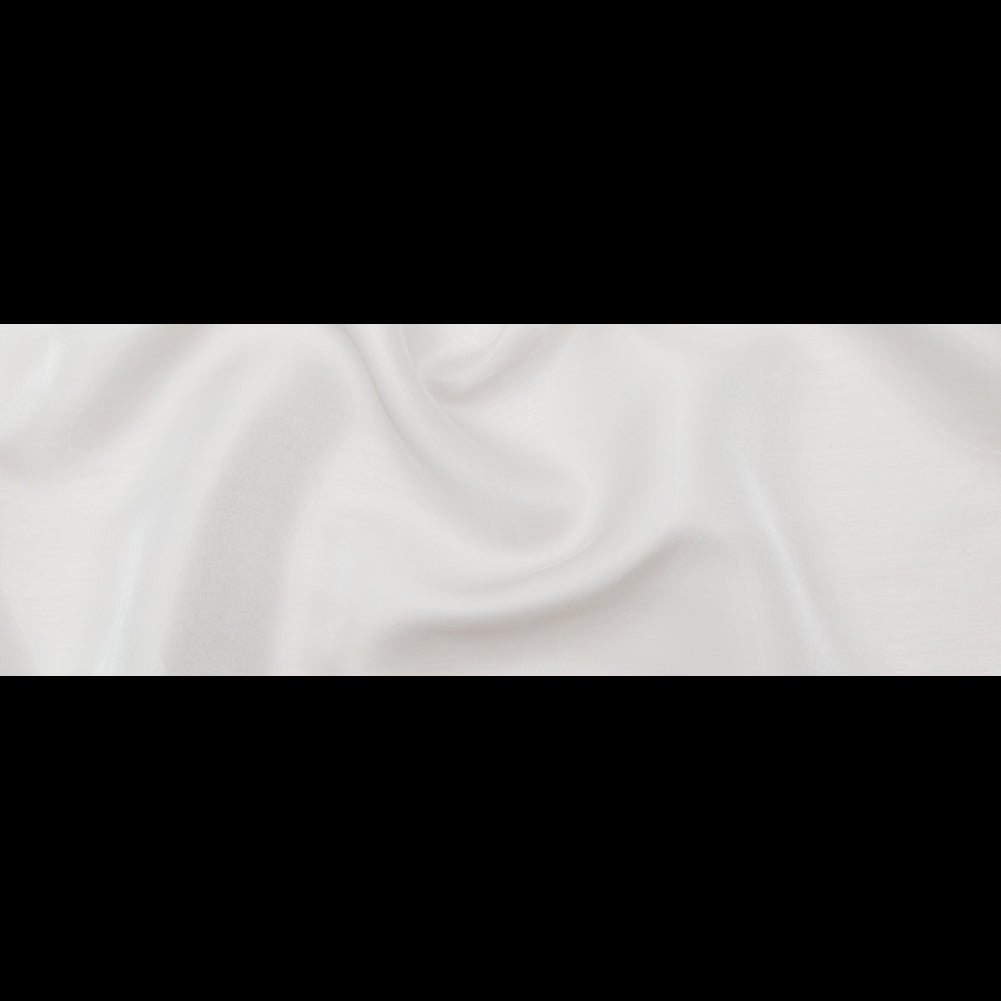 Luminous Platinum Semi-Sheer Bridal Mikado - Folded