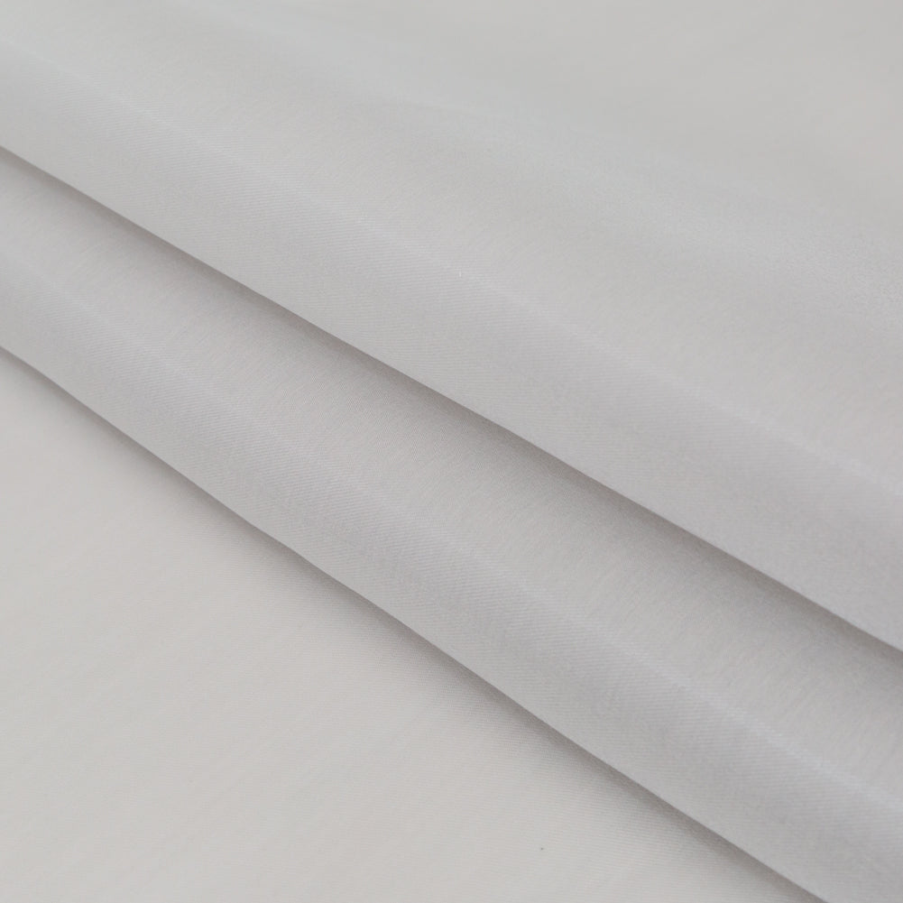 Luminous Platinum Semi-Sheer Bridal Mikado - Detail