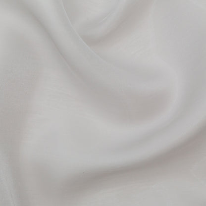 Luminous Platinum Semi-Sheer Bridal Mikado