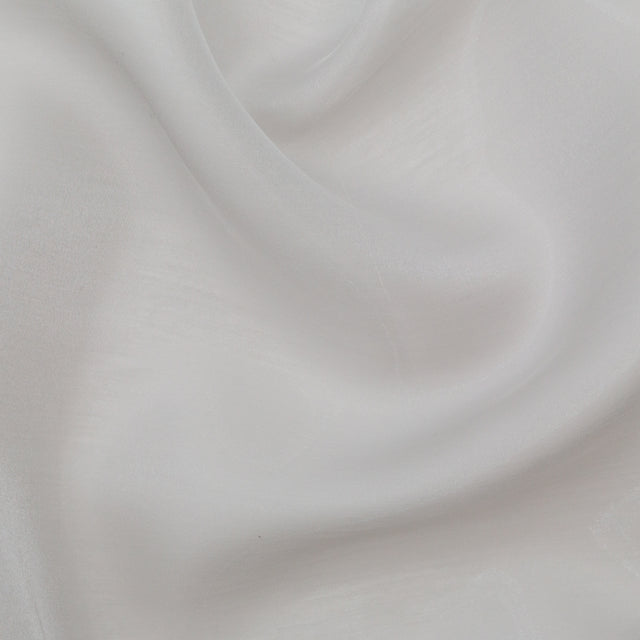 Luminous Platinum Semi-Sheer Bridal Mikado