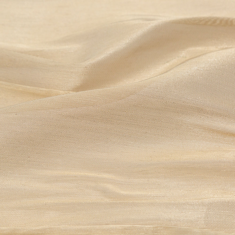 Metallic Pale Gold Woven Lame - Full